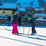 Kinder beim Eislaufen in Wagrain Jänner 2015